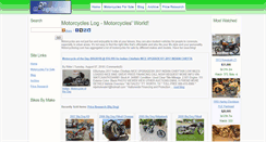 Desktop Screenshot of motorcycleslog.com